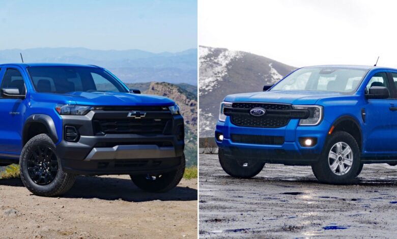 Ford Ranger vs Chevy Colorado: 2024 Comparison