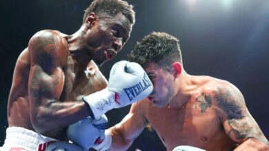 Richardson Hitchins made a determined decision on Gustavo Lemos