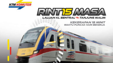 KTM Komuter Tg Malim – KL Sentral route to operate with 15 minutes frequency from next Mon, April 22