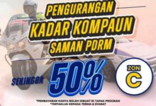 PDRM offering summons discount up to 50% at Tapak Pesta Sungai Nibong, Penang, May 3 to 5