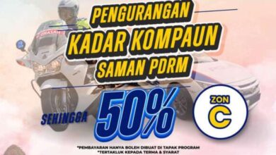 PDRM offering summons discount up to 50% at Tapak Pesta Sungai Nibong, Penang, May 3 to 5
