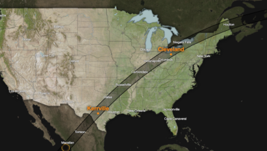 First let's look at the weather for the April 8 solar eclipse
