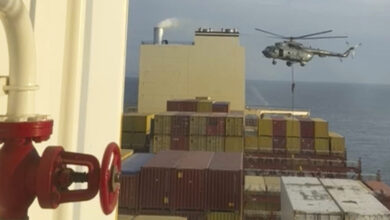 Iran's Revolutionary Guard seizes container ship near Strait of Hormuz : NPR