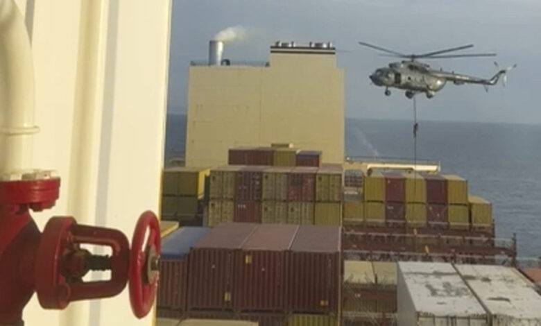 Iran's Revolutionary Guard seizes container ship near Strait of Hormuz : NPR