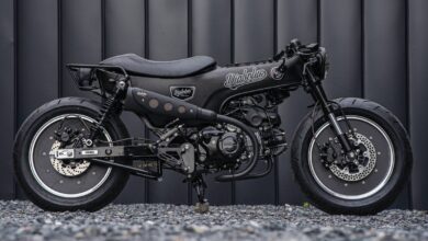 K-Speed ​​impresses again with the menacing Honda Dax cafe racer