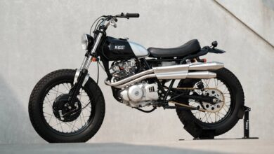 Town and country: A customized Suzuki TU250 Grasstracker from Taiwan