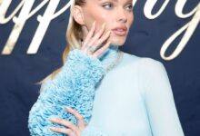 Elsa Hosk's revealing see-through dress is going viral
