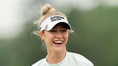 Nelly Korda attempts a record fifth straight LPGA win after opening with a 68 at the 2024 Chevron Championship