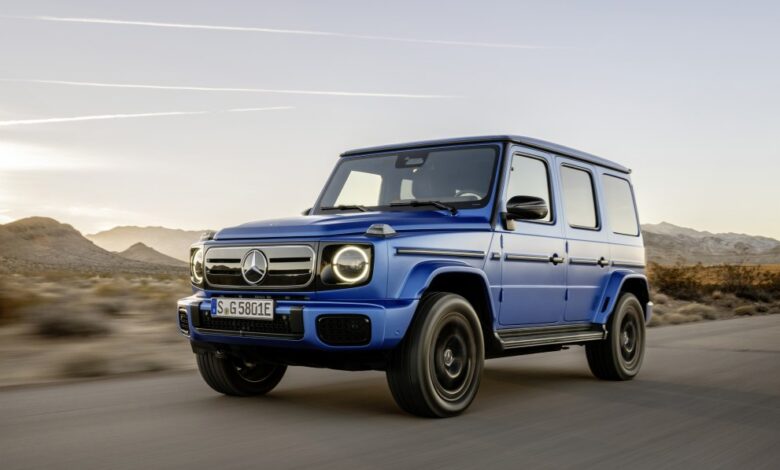 2025 Mercedes-Benz G 580 with EQ technology First look: The all-electric G is here