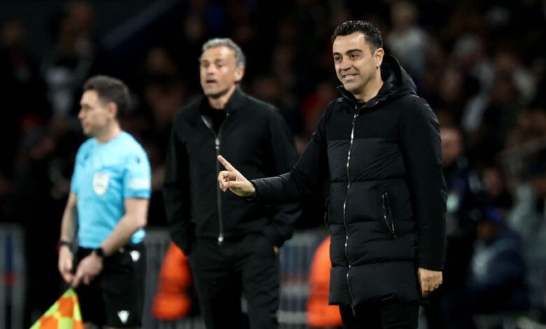 Xavi played better than Luis Enrique when Barça defeated PSG in the first leg