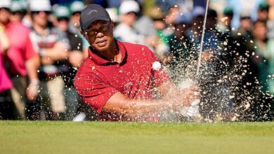 Masters 2024: Tiger Woods finishes round 100 of Augusta National with the worst score of his career