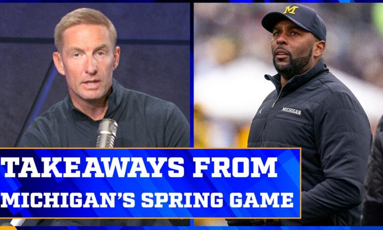 Joel Klatt’s takeaways from Michigan’s spring game