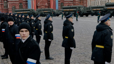 At Russia's Victory Day parade, Putin kept his distance from Ukraine