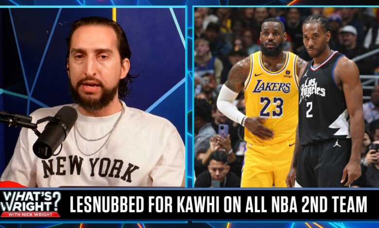 Kawhi Leonard making All-NBA Second Team over LeBron is