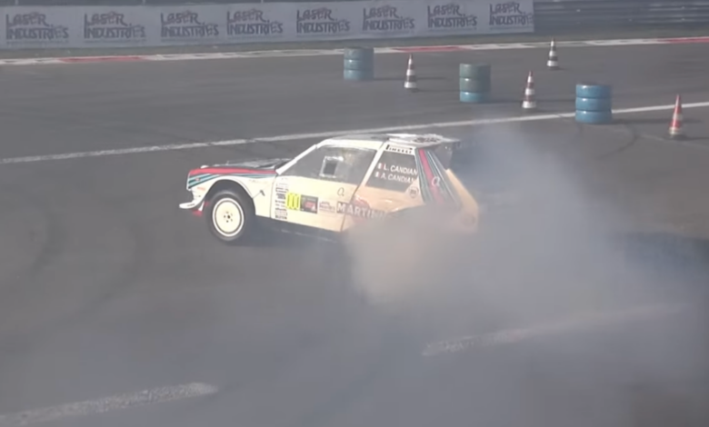 Let some 8,000rpm Lancia Rally cars melt away your workweek