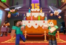 Minecraft celebrates 15 years with a free anniversary map