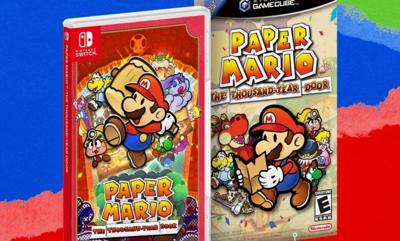 Nintendo Celebrates Release of Paper Mario: TTYD with "Retro" GameCube Cover