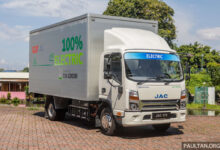 JAC i75 EV light duty truck in Malaysia – 210 km range NEDC, 120 kW DC charging; from RM266,800 OTR