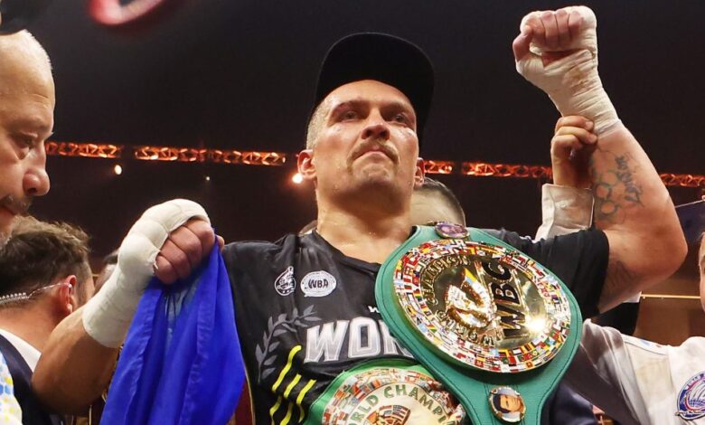 Oleksandr Usyk replaces Tyson Fury as king of the big boys