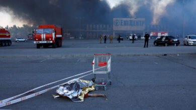 Russia bombed a hardware supermarket in Kharkiv, killing 12 people, Ukraine said