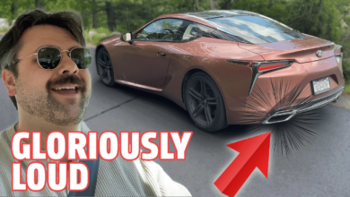 Listen to the majestic V8 engine of the Lexus LC500
