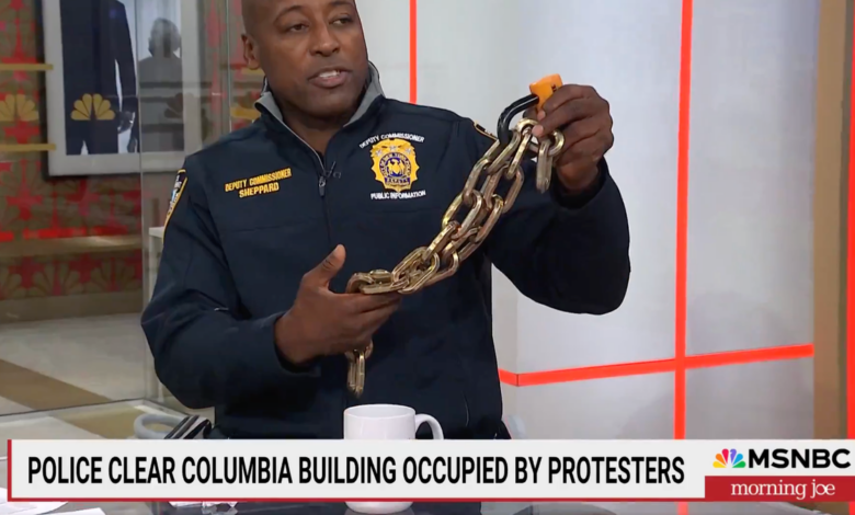 NYPD Claims Bicycle Chain Sold by Columbia Department of Public Safety Is Proof 'Experts' Are Behind Campus Protests