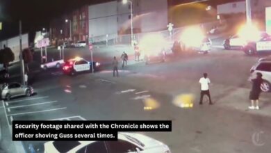 Police attack black bystander for filming traffic stop