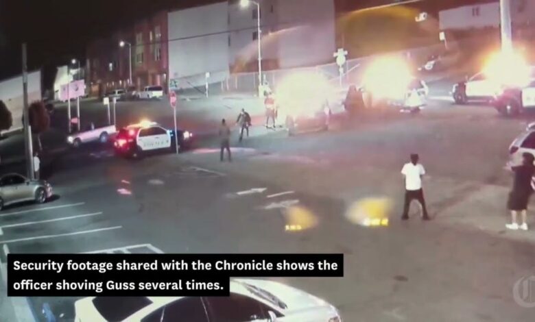 Police attack black bystander for filming traffic stop