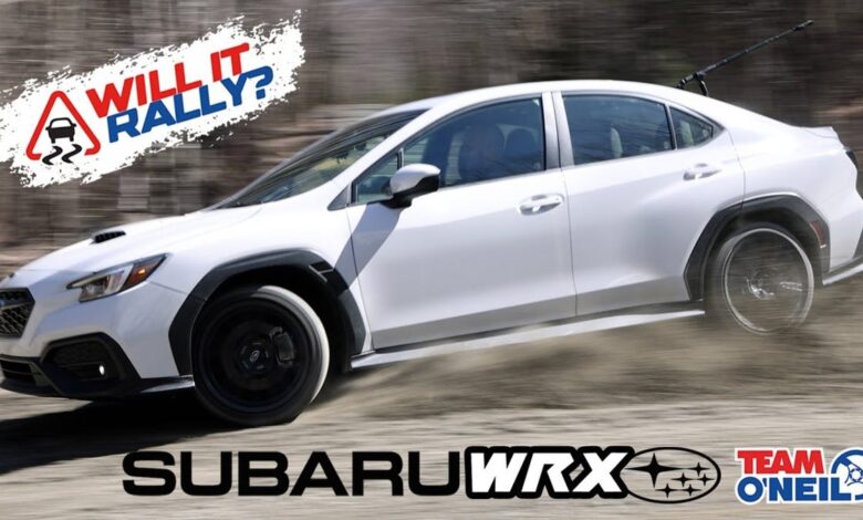 The new Subaru WRX is the fastest car to complete the race for the O'Neil team