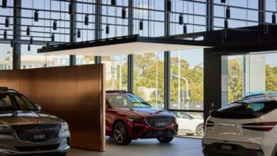 What is a new car showroom?