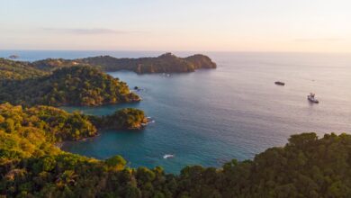 Aerial of Costa Rican Paradise