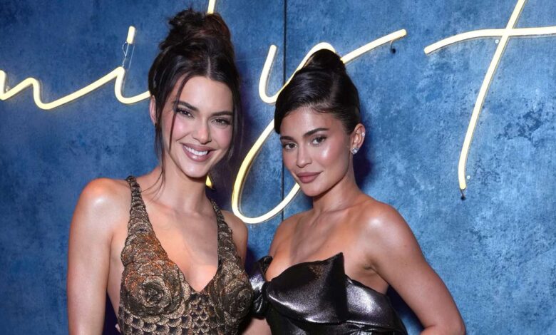 See Kendall and Kylie Jenner's club dresses in Vegas