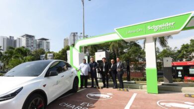 Schneider Electric Malaysia launches public EV charger in PJ - 22 kW AC, 180 kW DC, RM1-1.60/kWh