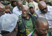 The South African Supreme Court ruled to ban former President Zuma from participating in the election.  : NPR
