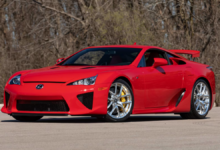 Here's another chance to own the world's reddest Lexus LFA