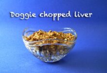 doggie chopped liver as KONG filler