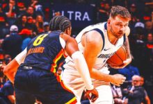 Luka Doncic's triple-double pushed the Mavs past the Thunder, to the brink of the Western finals