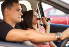 Is it illegal for passengers to drink alcohol in a car?