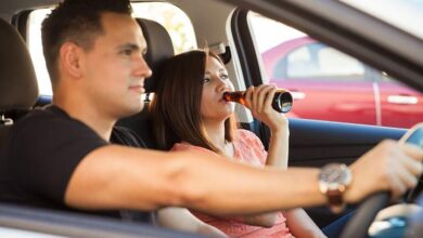 Is it illegal for passengers to drink alcohol in a car?