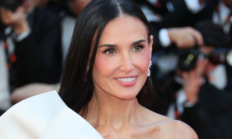 See Demi Moore's bow-front dress at Cannes