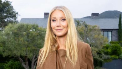 See Gwyneth Paltrow and Apple Martin in matching suits