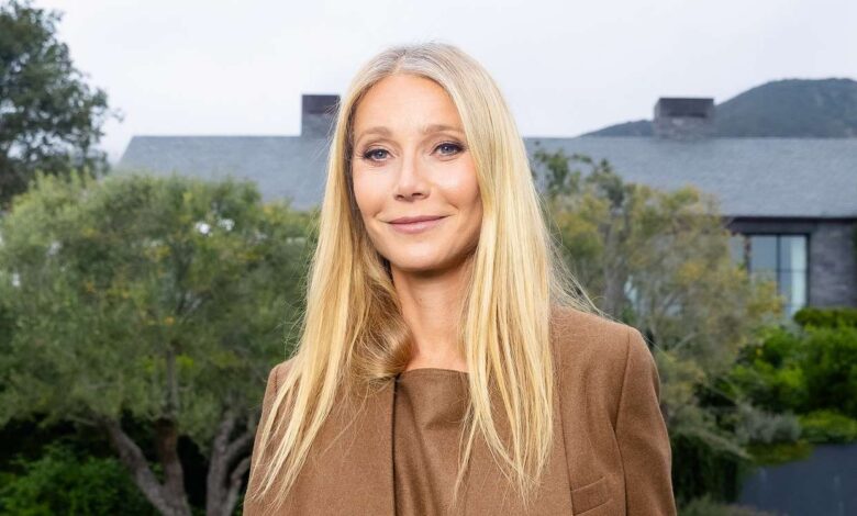 See Gwyneth Paltrow and Apple Martin in matching suits