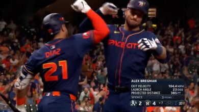 Alex Bregman homers for a second time to extend Astros
