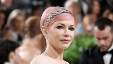 Michelle Williams debuted a pink Pixie hairstyle at the 2024 Met Gala