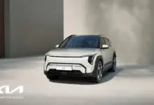 The Kia EV3 small electric SUV follows the EV, with a range of 300 miles