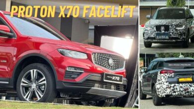 Proton X70 facelift 2024 is provided by the manufacturer