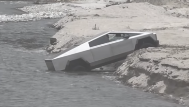 Tesla Cybertruck should be able to cross the sea but cannot cross this river