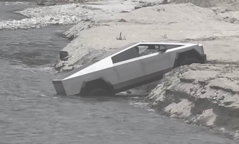 Tesla Cybertruck should be able to cross the sea but cannot cross this river