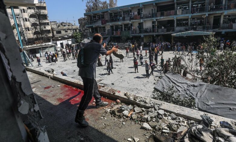 Israeli airstrike on Gaza school kills at least 40 people: Live updates