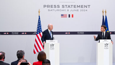 Biden and Macron spoke together, without mentioning the discord in Gaza